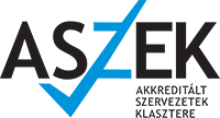 ASZEK Akkreditált Szervezetek Klasztere logója - A képre kattintással megnyílik a szervezet honlapja egy új lapon. 